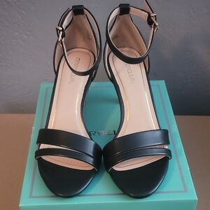 MARELLA Elegant Black Heeled Sandals